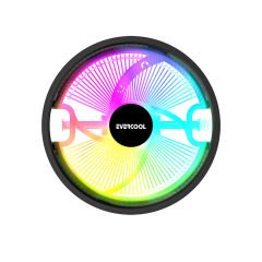 Evercool Cs-02 Rai̇nbow 12Cm Rgb Amd & Intel Lga1700/Am5 Soket İşlemci̇ Fani