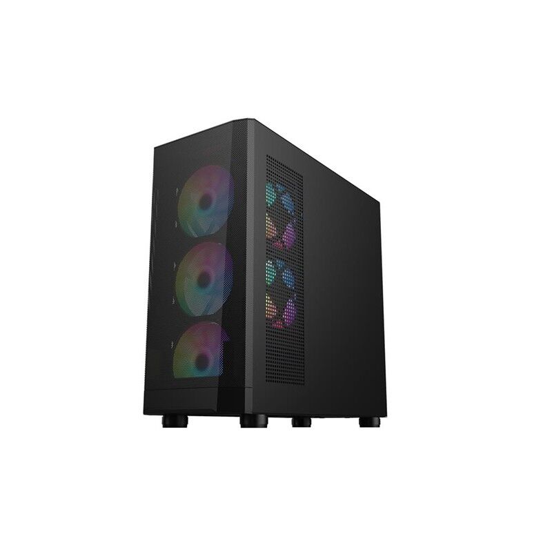 1St Player Fd5-M Si̇yah 600W 80+ Argb 4X12Cm Fan Temperli̇ Cam Mesh Usb 3.0 M-Atx Kasa
