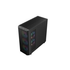 1St Player Fd5-M Si̇yah 600W 80+ Argb 4X12Cm Fan Temperli̇ Cam Mesh Usb 3.0 M-Atx Kasa