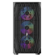 1St Player Ariya Ay7 Si̇yah 650W 80+ Argb 4X12Cm Fan Temperli̇ Cam Mesh Usb 3.0 Atx Kasa