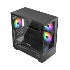 1St Player Miku Mi̇5 Si̇yah 750W 80+ Atx 3.1 Silver Argb 6X12Cm Fan Temperli̇ Cam Usb 3.0 M-Atx Kasa