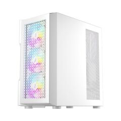 1St Player Trilobite T7 Beyaz 650W 80+ Argb 4X12Cm Fan Temperli̇ Cam Mesh Usb 3.0 Atx Kasa