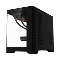 1St Player Uview Uv6 Si̇yah 750W 80+ Silver Atx 3.1 Argb 3X12Cm Fan Panorami̇k Temperli̇ Cam Usb 3.0 M-