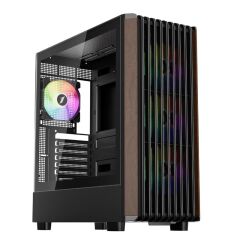 1St Player Wd5 Si̇yah 750W 80+ Silver Atx 3.1 Argb 4X12Cm Fan Temperli̇ Cam Usb 3.0 Atx Kasa