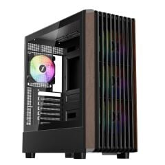 1St Player Wd5 Si̇yah 750W 80+ Silver Atx 3.1 Argb 4X12Cm Fan Temperli̇ Cam Usb 3.0 Atx Kasa