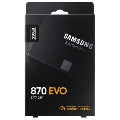 Samsung 870 Evo 250Gb 560/530Mb/S 2.5'' Sata3 Ssd Mz-77E250Bw