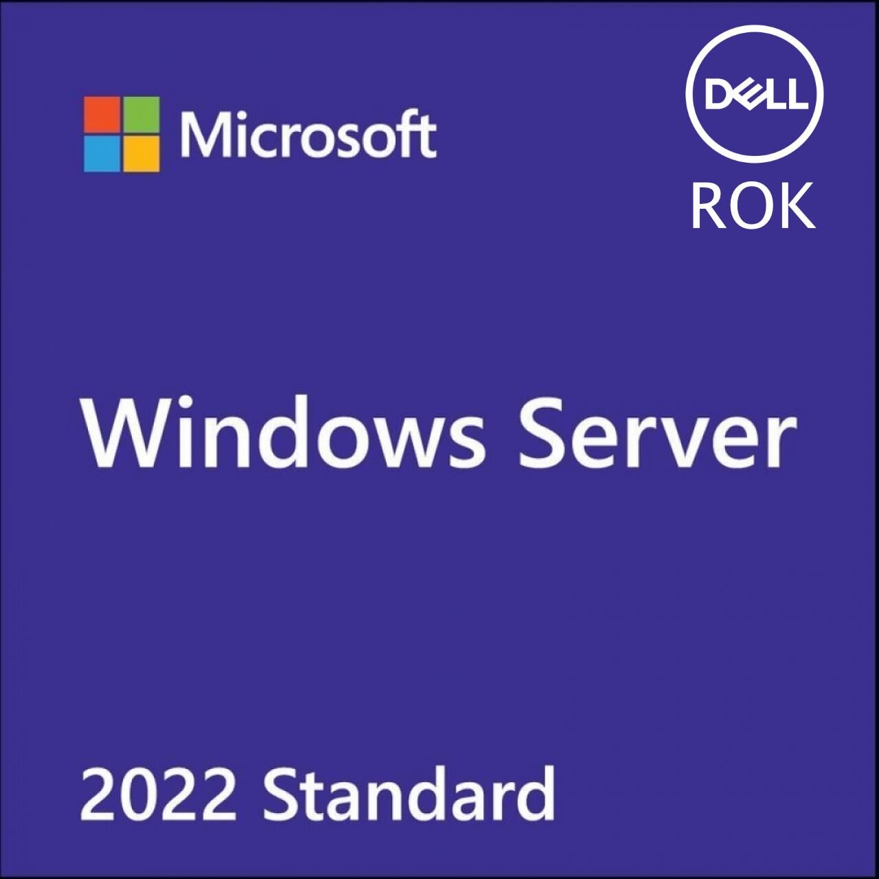 Microsoft Windows 2022 Server Standart Dell Server Yazilimi W2K22Std-Rok