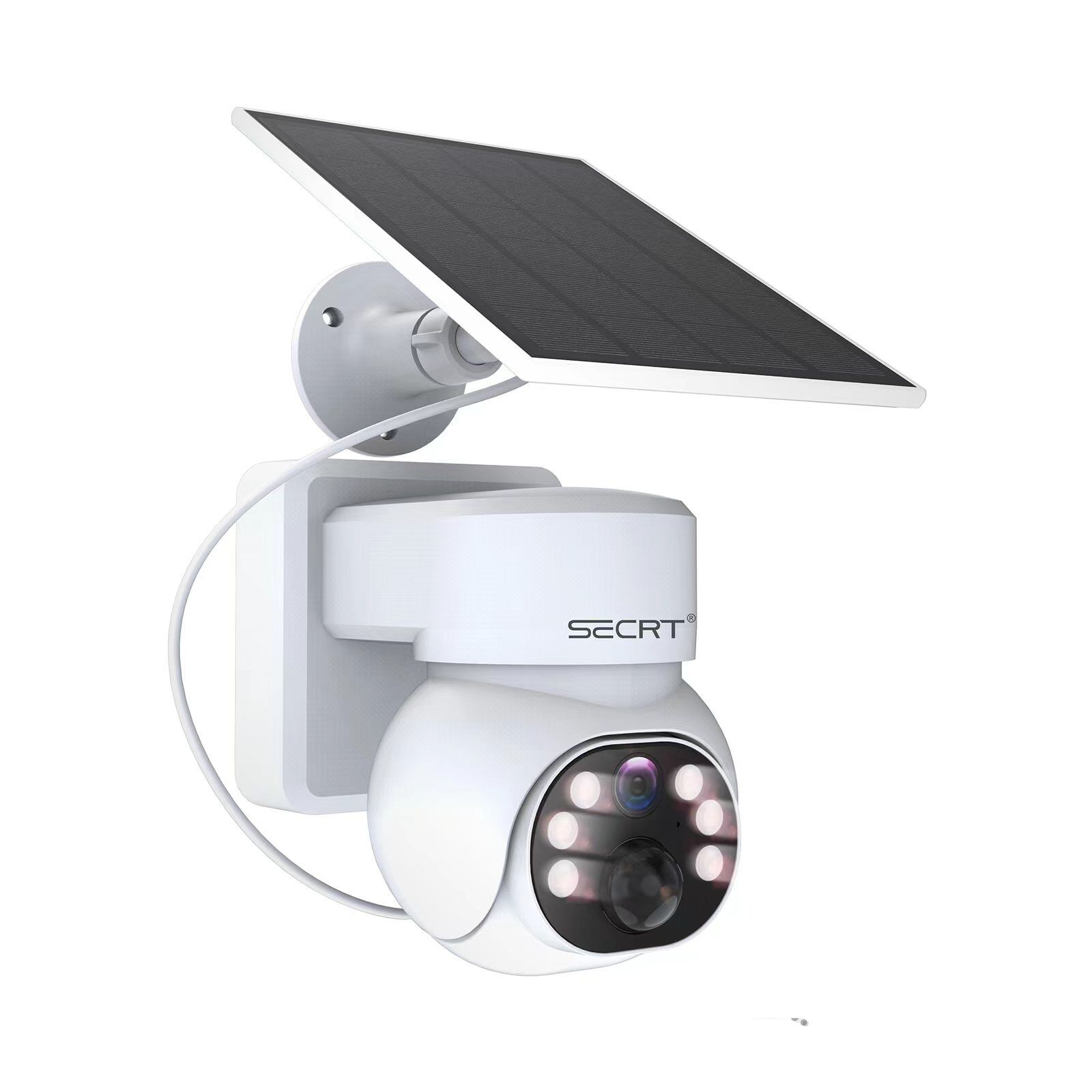 Uranium Anp-Pt2015Bsw 2Mp 3.6Mm 30Mt Ir + 15Mt Floodlight Wireless Ip65 Ip Solar Panel Kamera