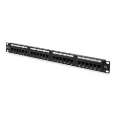Digitus Dn-91624U-Cr 8P8C,Lsa,Altin Kontak 24 Port Cat6 Dolu 1U Zirhsiz Patch Panel