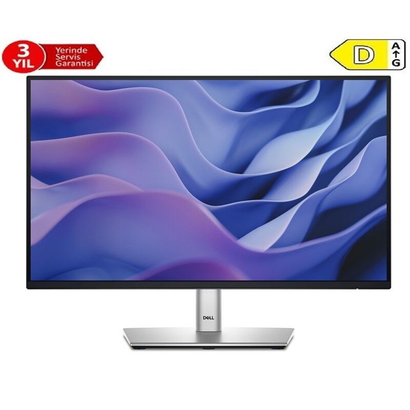 21.5 Dell Pro Plus P2225H Fhd Ips 5Ms 100Hz Hdmi+Vga+Dp Pivot Siyah Led Monitor
