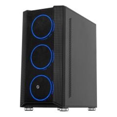 Frisby Fc-9405G 650W 80+ 4X120Mm Dual Ring Rgb Fan Usb 3.0 Mi̇di̇ Tower Si̇yah Kasa