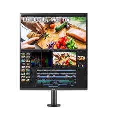 27.6 Lg 28Mq780-B Ips Dualup 5Ms 60Hz 2Xhdmi Dp Usb-C 2K Qhd 2560X2880 Hoparlor Vesa Pivot Siyah
