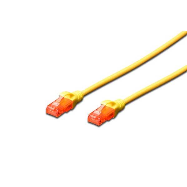 Digitus Dk-1617-005/Y 50Cm Utp Cat6 Patch Kablo Sari Cu, Lszh Awg 26/7