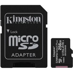Kingston Canvas Select Plus 256Gb Micro Sd Class10 Hafiza Karti Sdcs2/256Gb