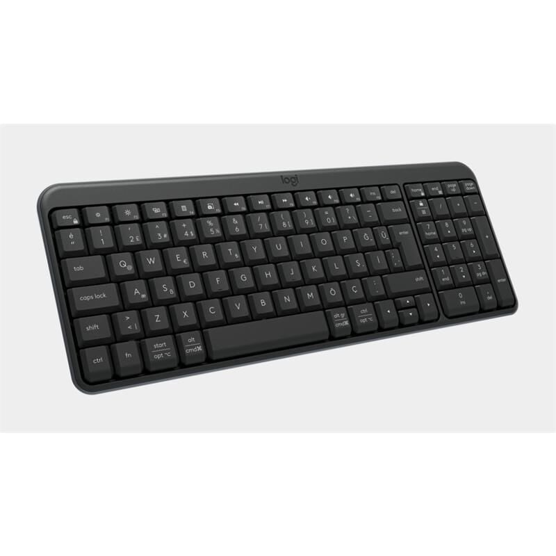 Logitech K250 Tam Boyutlu Kompakt Bluetooth Türkçe Q Klavye Gri̇ 920-013460