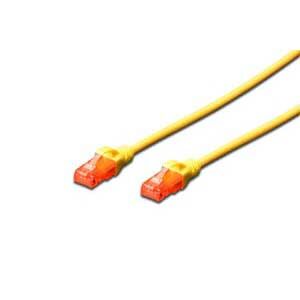 Digitus Dk-1617-010/Y 1Mt Utp Cat6 Patch Kablo Sari Cu, Lszh Awg 26/7