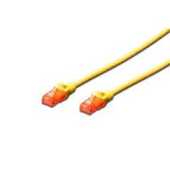 Digitus Dk-1617-010/Y 1Mt Utp Cat6 Patch Kablo Sari Cu, Lszh Awg 26/7