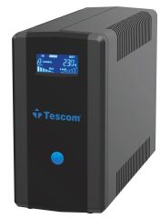 Tescom Leo+ 1200Va 1F/1F (2X7Ah) 5/10Dk Lcd Line Interaktif Ups