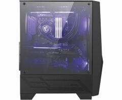 Msi Mag Forge 100M Temperli Cam 2X120Mm 1X120Mm Argb Fan Psu Yok Gaming Si̇yah Kasa