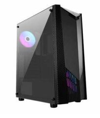 Msi Mag Shield 110R Temberli Cam 2X120Mm Argb Fan Psu Yok Gaming Si̇yah Kasa