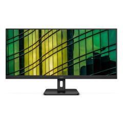 34 Aoc U34E2M/Bk 4Ms 100Mhz 2Xhdmi 1Xdp Wqhd 3440X1440 Çerçevesi̇z Düşük Mavi Işik Vesa Si̇yah