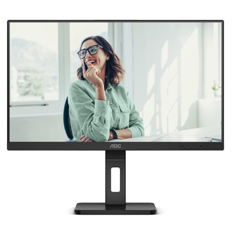 23.8 Aoc 24P3Cv Ips 4Ms 75Mhz 1Xhdmi 1Xdp Usb Type-C Fhd 1920X1080 Hoparlör Çerçevesi̇z Flicker-Free Pivot Vesa Si̇yah