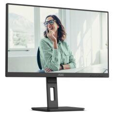 23.8 Aoc 24P3Cv Ips 4Ms 75Mhz 1Xhdmi 1Xdp Usb Type-C Fhd 1920X1080 Hoparlör Çerçevesi̇z Flicker-Free Pivot Vesa Si̇yah