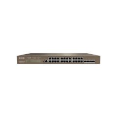 Tenda Teg5328P-24-410W 24 Port Poe 10/100/1000 410W Yonetilebilir Desktop Switch