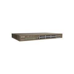 Tenda Teg5328P-24-410W 24 Port Poe 10/100/1000 410W Yonetilebilir Desktop Switch