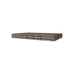 Tenda Teg5328P-24-410W 24 Port Poe 10/100/1000 410W Yonetilebilir Desktop Switch