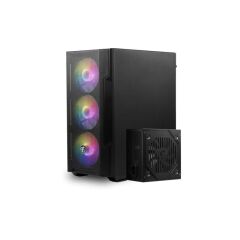 Msi Mag Forge M100A D60 600W 80+ Akri̇li̇k Yan Panel 3X120Mm 1X120Mm Argb Bronze Matx Gaming Kasa