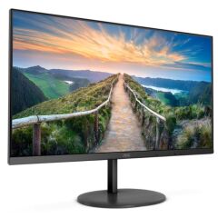 27 Aoc Q27V4Ea Ips 4Ms 75Mhz 1Xhdmi 1Xdp Qhd 2560X1440 Hoparlör Çerçevesi̇z Flicker-Free Vesa Si̇yah