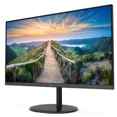 27 Aoc Q27V4Ea Ips 4Ms 75Mhz 1Xhdmi 1Xdp Qhd 2560X1440 Hoparlör Çerçevesi̇z Flicker-Free Vesa Si̇yah