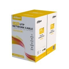 Dahua Dh-Pfm920-6Un U/Utp 305 Metre 24Awg %100 Bakir Pe Outdoor Si̇yah Renk Cat6 Kablo