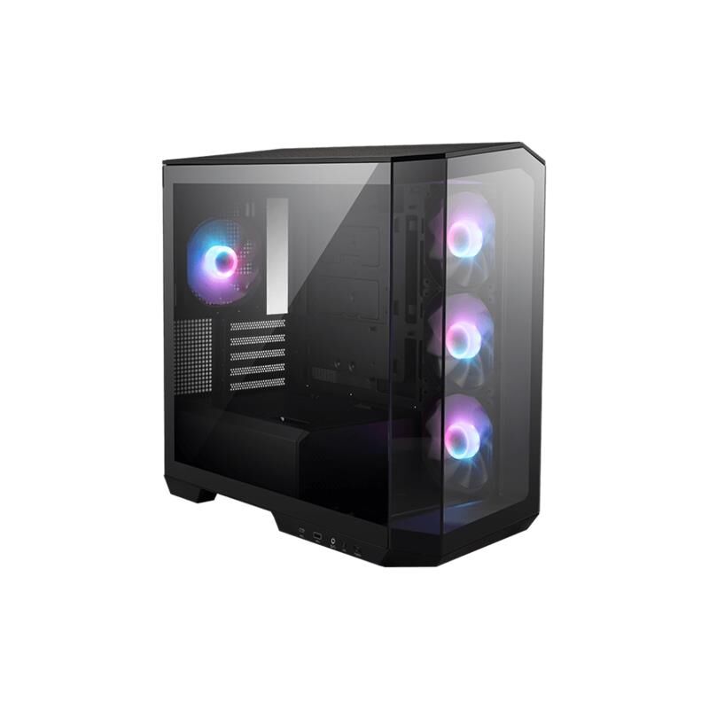 Msi Mag Pano M100R Pz Temperli̇ Cam Argb Psu Yok 3X120Mm 1X120Mm Fan Gaming Matx Kasa Si̇yah
