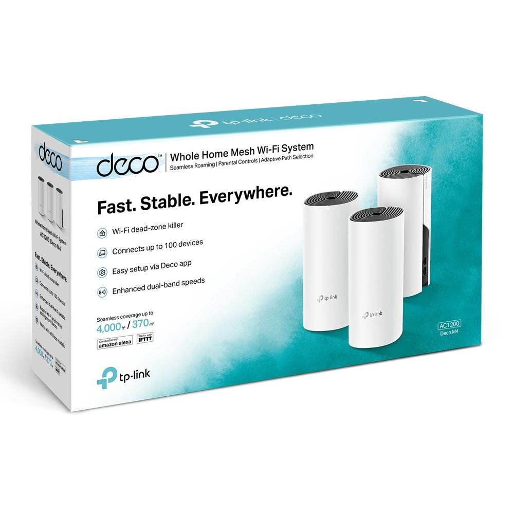 Tp-Link Deco M4 1200Mbps Mesh Wi-Fi Si̇stemi̇ (Üçlü)
