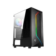 Msi Mag Vampiric 100R Temperli̇ Cam Argb Psu Yok 1X120Mm Fan Gaming Bi̇lgi̇sayar Kasasi