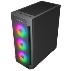 Rampage Vigilant Mesh 650W 80+ Bronze Si̇yah Temperli̇ Camli 4X120Mm Rgb Fan Atx Midi Tower Gaming Kasa