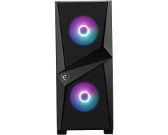 Msi Mag Forge 100R Temperli Cam Argb Psu Yok 2X120Mm 1X120Mm Gaming Atx Kasa Si̇yah