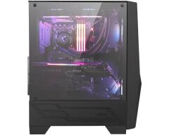 Msi Mag Forge 100R Temperli Cam Argb Psu Yok 2X120Mm 1X120Mm Gaming Atx Kasa Si̇yah