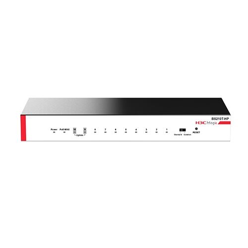 H3C Magic 9801A5By Bs210T-Hp 8 Port + 2 Gi̇ga Uplink 10/100/1000 8 Port Poe/Poe+ 110W Yonetilemez Desktop Switch
