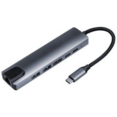 Sensei Type-C 6In1 Hdmi Cok Fonksiyonlu Usb 3.0 Dock Station