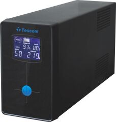 Tescom Leo+ 2200Va 1F/1F (2X9Ah) 4/8Dk Lcd Line Interaktif Ups