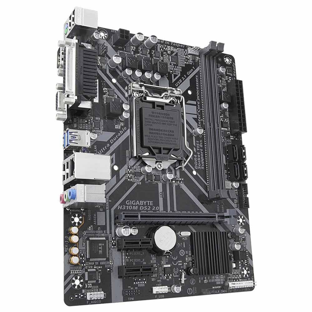Gigabyte H310M-Ds2 H 310 2Xddr4 Vga+Rs232+Lpt 1Xglan 1151Pin Anakart