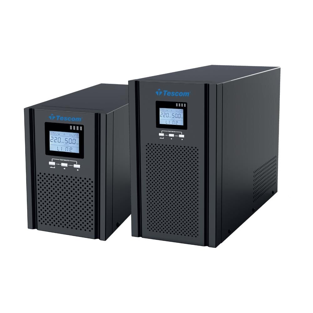 Tescom Teos+ 2Kva 1F/1F (4X9Ah) 5/10Dk Lcd Online Ups