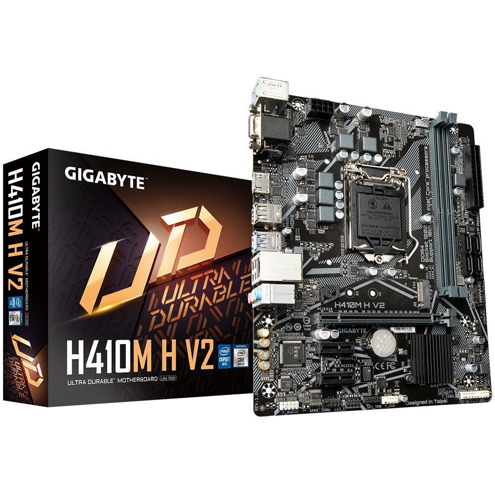 Gigabyte H410M-H-V2 2Xddr4 1Xvga/1Xhdmi 1Xglan 1Xm.2 1200Pin Anakart
