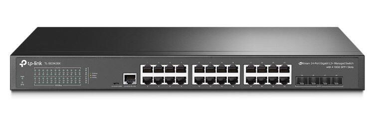 Tp-Link Omada Tl-Sg3428X 24 Port Gigabit+4X10Gigabit Sfp+ Uplink L2+ Yöneti̇lebi̇li̇r Rackmount Switch