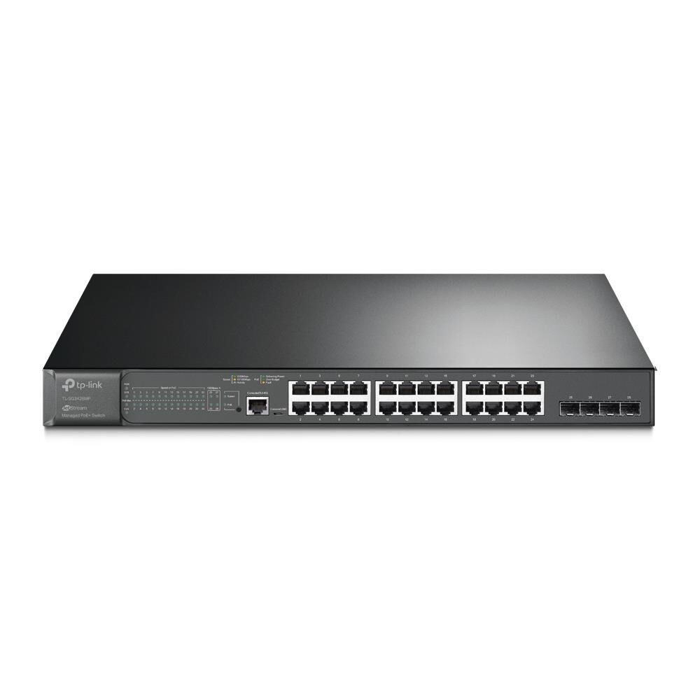 Tp-Link Omada Tl-Sg3428Mp 24 Port Gigabit+4X1Gb Sfp Uplink 384W Poe Yöneti̇lebi̇li̇r Rackmount Switch