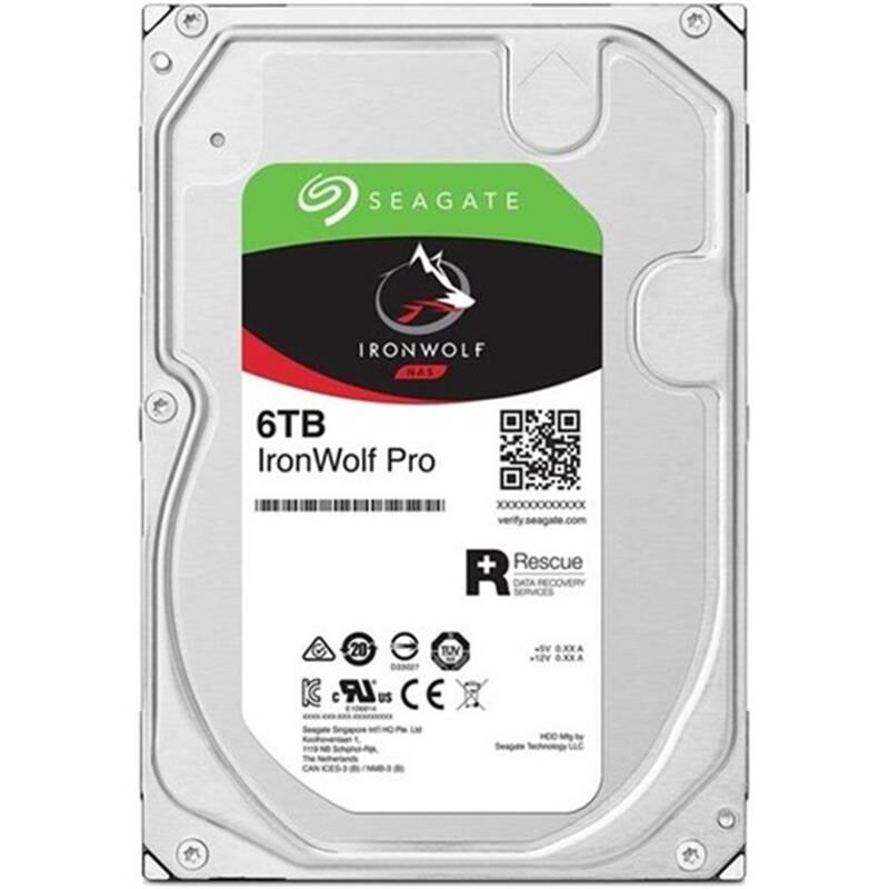 6 Tb Seagate 3.5 Ironwolf Pro Sata3 7200Rpm 256Mb St6000Nt001 (5 Yil Resmi Dist Garantili)