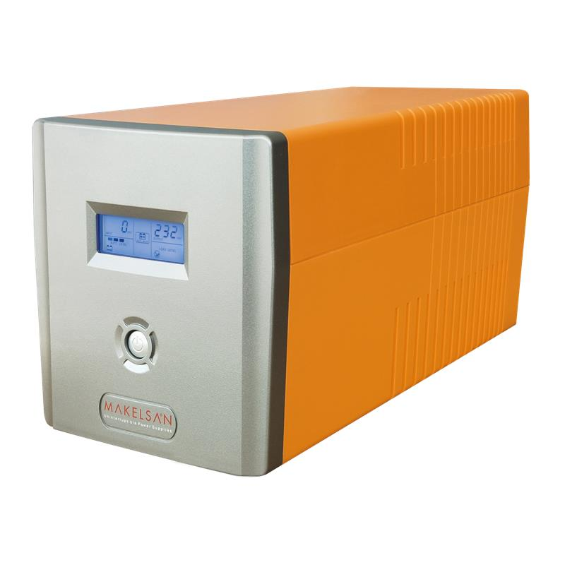Makelsan Lion 1200Va 1F/1F (2X7Ah) 5/10Dk Line Interaktif Ups